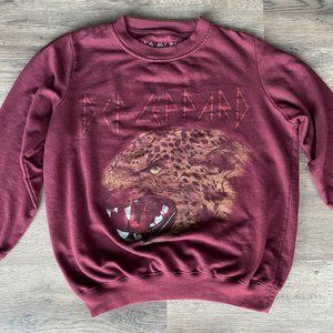 WMNS Def Leppard Crewneck Sz.M(Women's)